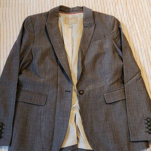 Banana Republic grey suit jacket size 12P